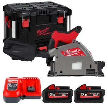 Аккумуляторный погружная циркулярная пила M18FPS55-552P FUEL (Li-Ion 5.5 Ач) MILWAUKEE 4933478778 фото