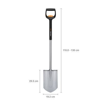 Телескопічна лопата з заокругленим лезом Fiskars Xact (1066732) 1066732 фото