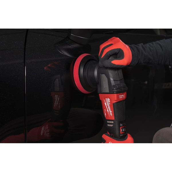 Машина полірувальна ексцентрикова акумуляторна MILWAUKEE, M18 FUEL FROP15-502X, O125мм (+заряд.пристрій., 2 акум.Х 5Аг, HDкейс) 4933478835 фото