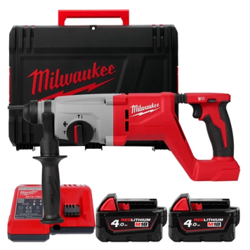 Перфоратор аккумуляторный бесщеточный SDS PLUS Milwaukee M18 BLHACD26-402X (+ зарядное устройство, 2 акум., HD кейс) 4933492480 фото