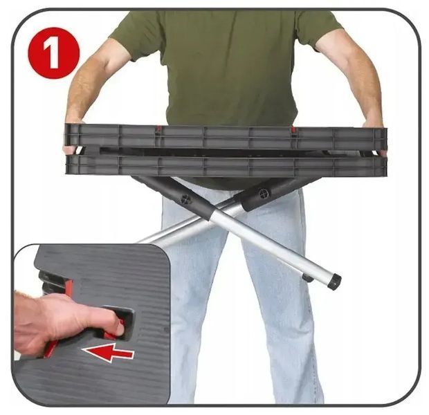 Верстак-стіл переносний Keter Folding Work Table Pro 237005 плюс 2 струбцини 237005 фото