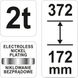 Бутылочный домкрат 8 тонн YATO YT-17025 YT-17025 фото 2