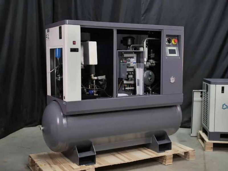 Гвинтовий компресор Mast LZN-8 COMBO inverter (осушувач + ресивер 300 л, двигун на постійних магнітах) LZN-8 300L фото