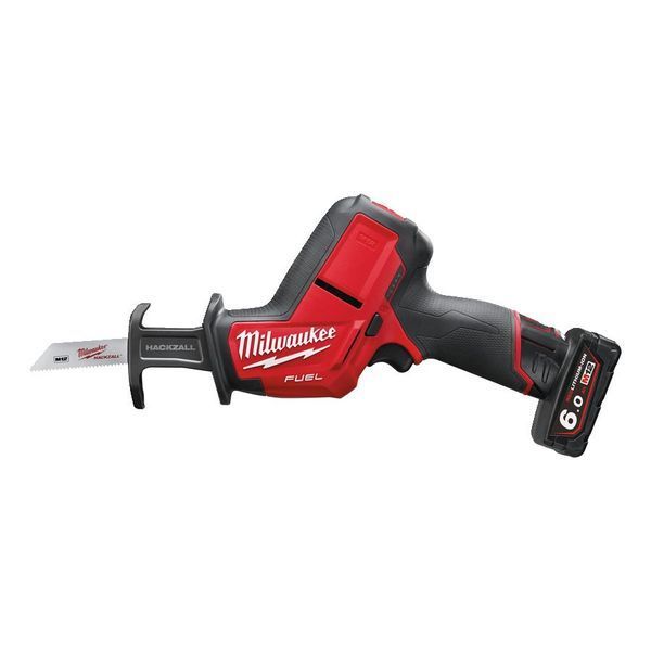 Пила сабельная аккумуляторная MILWAUKEE, M12 CHZ-402C (+ заряд.устройство, 2 акум.Х 4Ач, кейс) 4933446950 фото