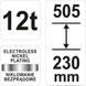 Пляшковий домкрат 12 тонн YATO YT-17045 YT-17045 фото 2