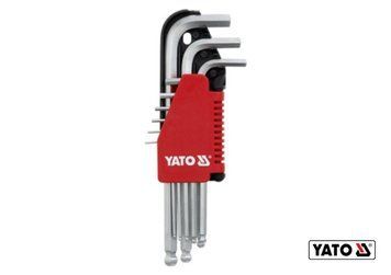 Ключ шестигранный, шариковый, длинный (9 шт., 1,5-10 мм) YATO YT-0506 YT-0506 фото