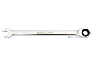 Ключ комбінований тріскачковий YATO YT-01907 (7 мм) YT-01907 фото
