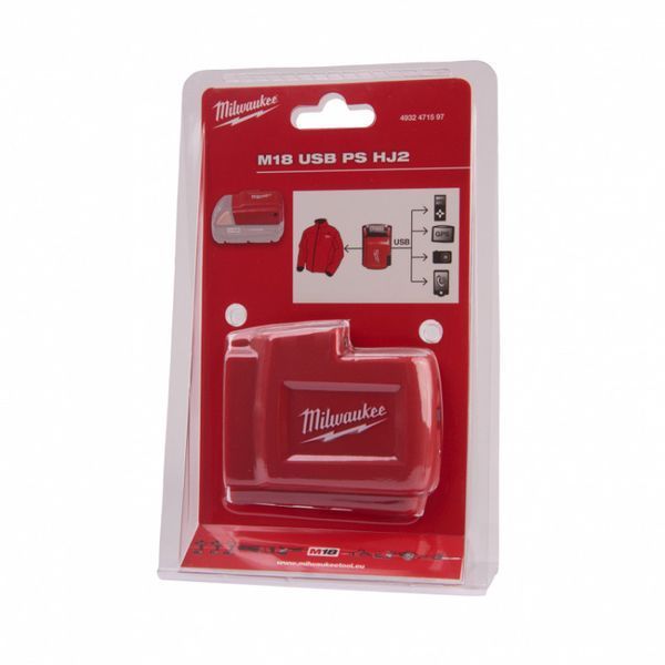 Контроллер (зарядное устройство) MILWAUKEE, M18 USB PS HJ2 4932471597 фото