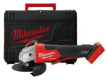 Шліфмашина кутова акумуляторна MILWAUKEE, M18 FSAGV125XPDB-0X, діаметр 125мм (+ рукоятка, зах. кожух, безкл. гайка, 2 зах. Екран 4933478437 фото