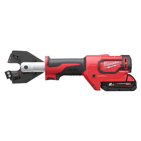 Кабелеріз гідравлічний акумуляторний MILWAUKEE, M18 ONEHCC-201C ACSR (+ заряд.пристрій, 1 акум., кліщі, HD кейс) 4933464304 фото