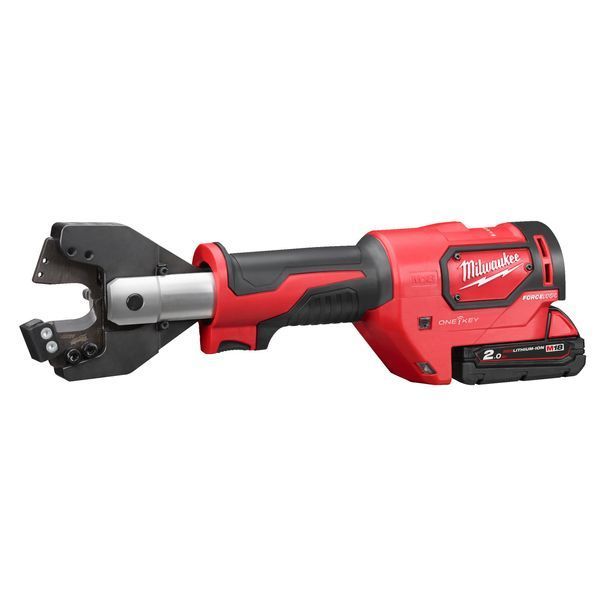 Кабелеріз гідравлічний акумуляторний MILWAUKEE, M18 ONEHCC-201C ACSR (+ заряд.пристрій, 1 акум., кліщі, HD кейс) 4933464304 фото