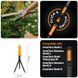 Насадка-культиватор (грубер) Fiskars OneClick&trade; (1080686) 1080686 фото 2