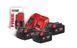 Енергокомплект акумуляторний Li-Ion MILWAUKEE, M18 NRG-503 (+заряд.пристрій, 3 акум. M18 В5(5Аг), 1 акум. M12 B2(2Аг) 4933451423 фото 2
