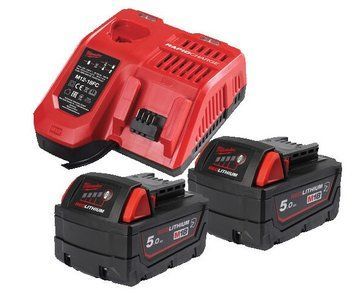 Акумулятори Li-Ion M18 NRGCR-502 (В5 2шт, з/у M12-18FC) MILWAUKEE 4932479831 4932479831 фото