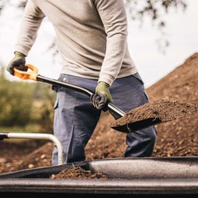 Лопата совкова для бетону Fiskars Solid (1067518) 1067518 фото