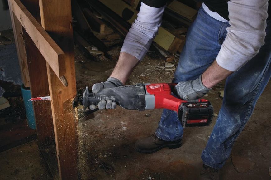 Пила сабельная аккумуляторная MILWAUKEE, M18 BSX-0 (+ холст) 4933447275 фото