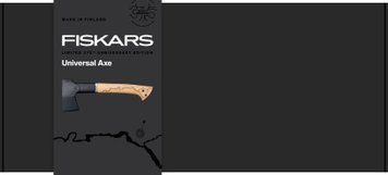 Топор Fiskars Norden 375, юбилейное издание (1075438) 1075438 фото