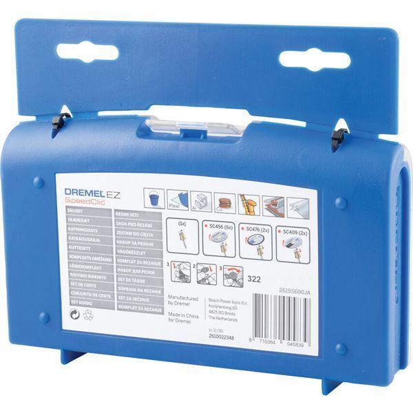 Комплект насадок Dremel Speed Clic (SC690) 2615S690JA фото