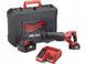 Пила шабельна акумуляторна MILWAUKEE, M18 BSX-402C (ЗП+2ак.Х4Аг+кейс) 4933447285 фото 1