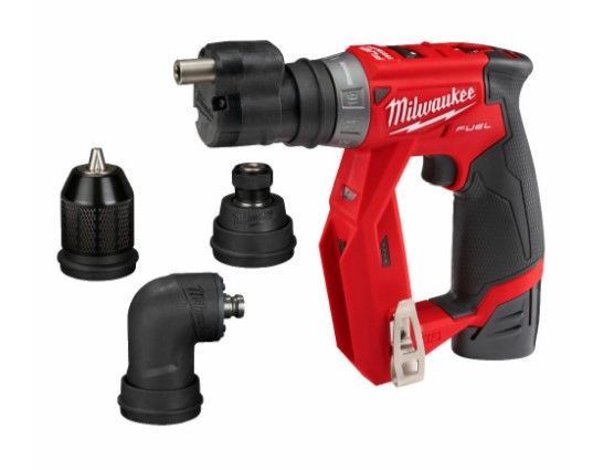 Дриль-шурупокрут акумуляторний MILWAUKEE, M12 FDDXKIT-202X, 34 Нм (+ зар.пр., 2 акум. Х2Аг, 4 насад. 4933464979 фото