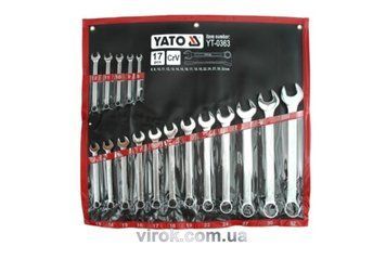 Набір комбінованих ключів YATO YT-0363 (17 шт., 8-32 мм) YT-0363 фото