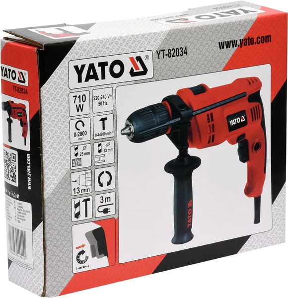 Електричний ударний дриль YATO YT-82034 YT-82034 фото