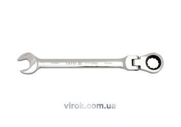 Ключ комбінований з тріскачкою та шарніром (20 мм) YATO YT-1686 YT-1686 фото
