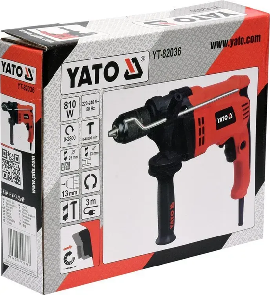 Дриль ударний YATO YT-82036 YT-82036 фото