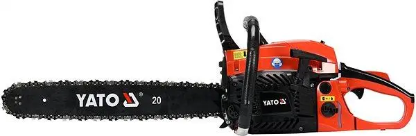 Ланцюгова бензопила 3,4 л.с. YATO YT-84910 YT-84910 фото