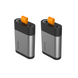 Набір акумуляторів Fiskars 12V-4Ah DoubleKit (1082342) 1082342 фото 1