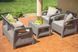 Набір пластикових садових меблів Keter Corfu II Set 227640 капучино 227640 фото 11