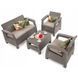 Набір пластикових садових меблів Keter Corfu II Set 227640 капучино 227640 фото 10