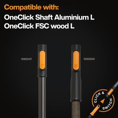 Грабли для листьев Fiskars OneClick L 51 см (1080673) 1080673 фото