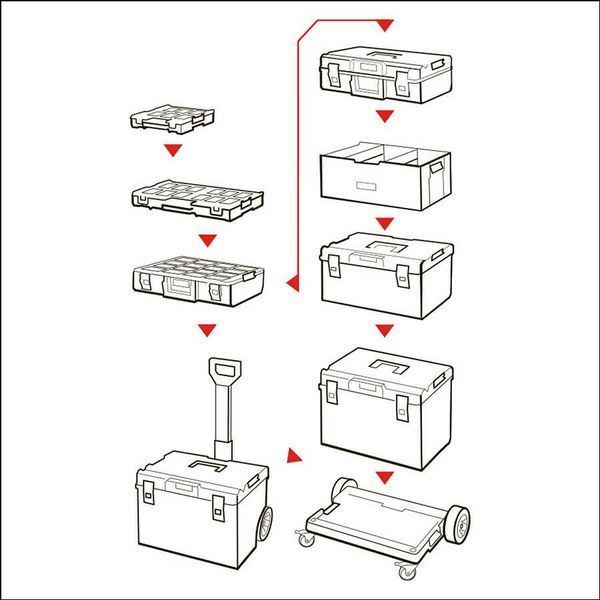Ящик для инструмента QBRICK SYSTEM ONE 350 VARIO 2.0 Размер: 600 x 400 x 330 IP66 SKRQ350V2CZAPG003 фото