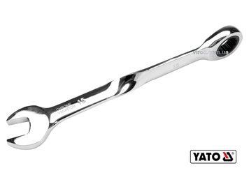 Ключ комбінований з тріскачкою YATO YT-01877 (15 мм) YT-01877 фото