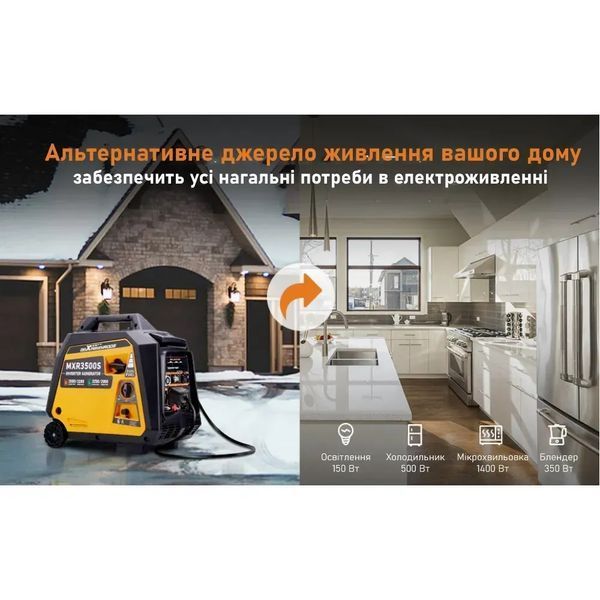 Інверторний генератор MaXpeedingRods MXR3500s mxr3500s фото