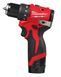 Дриль-шурупокрут акумуляторний MILWAUKEE M12 BLDDRC-202C (40Нм) (ЗП+ 2ак.Х2Аг+ кейс) 4933499686 фото 2