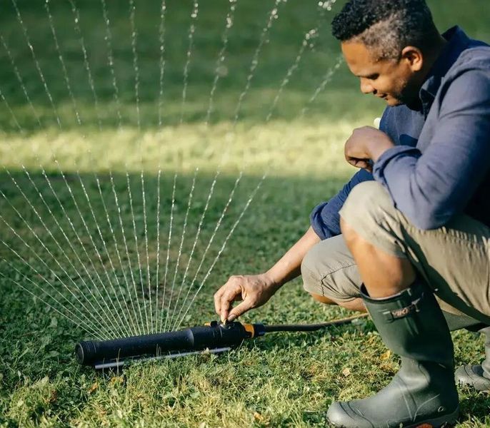 Дощувач Fiskars осцилюючий Fiskars Comfort S-L (1070833) 1070833 фото