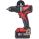 Дриль-шурупокрут акумуляторний MILWAUKEE, M18 BLDD2-502X, 82Нм (+ заряд.прис., 2акум. Х5Аг, HD кейс) 4933464515 фото 3