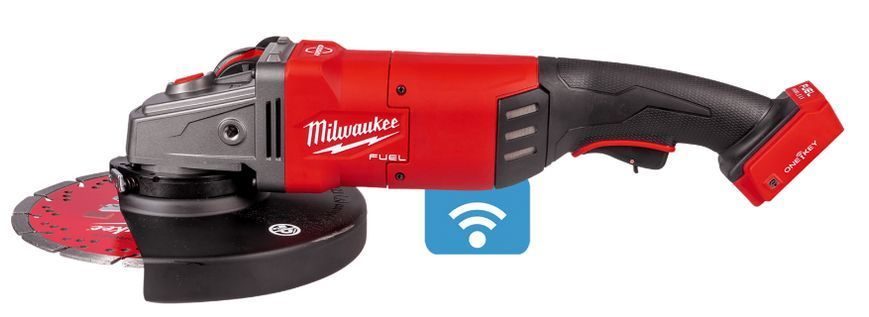 Шлифмашина угловая аккумуляторная MILWAUKEE, M18 ONEFLAG230XPDB-0, диаметр 230мм 4933478781 фото