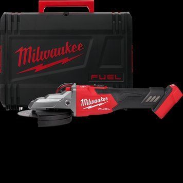 Шліфмашина кутова акумуляторна MILWAUKEE M18FSAGF125XB-0X діметр 125 мм с плоским редуктором (+ захисний кожух, бокова рукоятка, 4933478438 фото