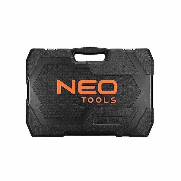 Набір інструментів Neo Tools 10-220 1/2", 1/4", 3/8" 220 шт. 10-220-NT фото