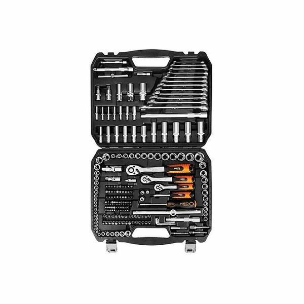 Набір інструментів Neo Tools 10-220 1/2", 1/4", 3/8" 220 шт. 10-220-NT фото