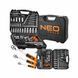 Набір інструментів Neo Tools 10-220 1/2", 1/4", 3/8" 220 шт. 10-220-NT фото 1