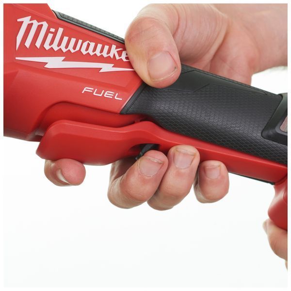 Углошлифовальная машина MILWAUKEE 125 мм с плоским редуктором M18FSAGF125XPDB-0X (+ рукоятка, защитная кожух, бескл. гайка, 2 защитная эк. 4933478439 фото