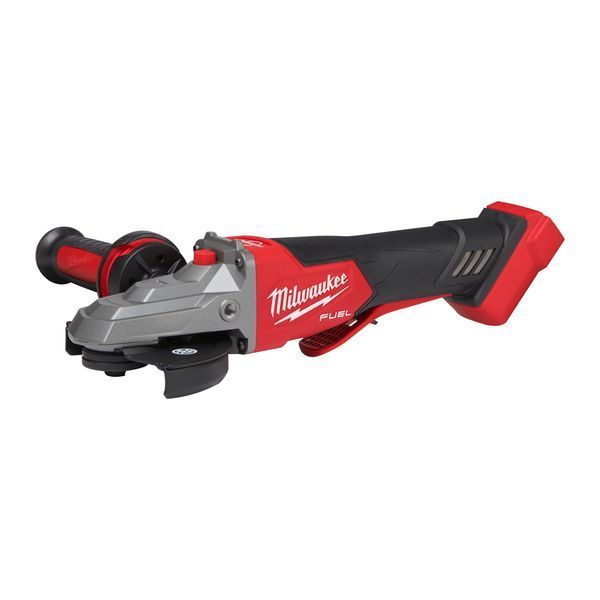 Углошлифовальная машина MILWAUKEE 125 мм с плоским редуктором M18FSAGF125XPDB-0X (+ рукоятка, защитная кожух, бескл. гайка, 2 защитная эк. 4933478439 фото