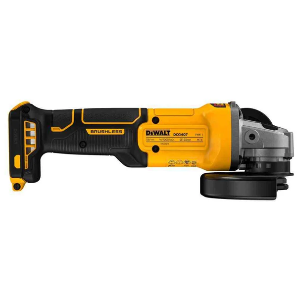 Шлифмашина угловая - болгарка бесщеточная аккумуляторная DeWALT DCG407N DCG407N фото