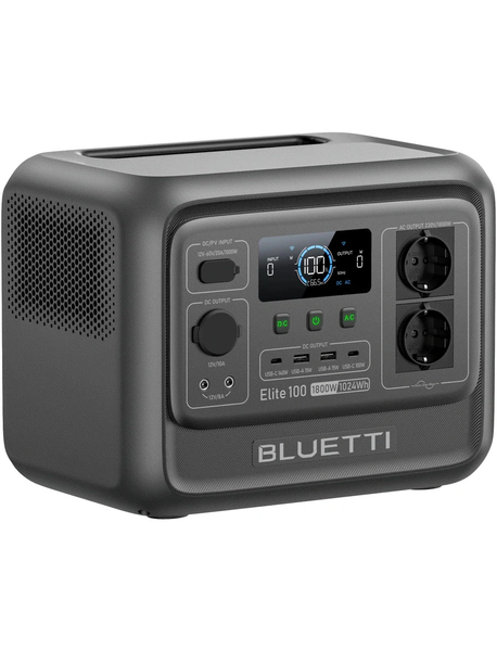 Зарядная станция Bluetti Elite 100 V2, 1800 Вт, 1024 Вт*ч (электростанция для дома, UPS, ИБП) EU EL100V2 фото