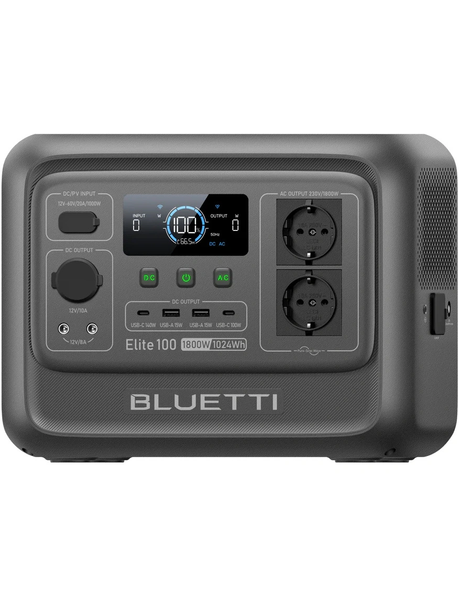 Зарядная станция Bluetti Elite 100 V2, 1800 Вт, 1024 Вт*ч (электростанция для дома, UPS, ИБП) EU EL100V2 фото