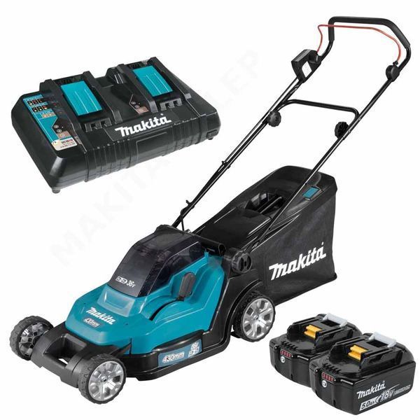 Газонокосарка акумуляторна Makita DLM432PT2 DLM432PT2 фото